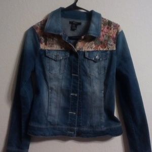 Forever 21 distressed Jean jacket